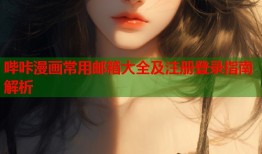 哔咔漫画常用邮箱大全及注册登录指南解析