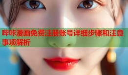 哔咔漫画免费注册账号详细步骤和注意事项解析