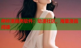 哔咔漫画类软件：动漫社区，海量漫画阅读
